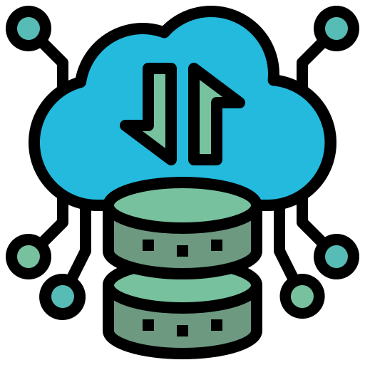 Icon van een data platform